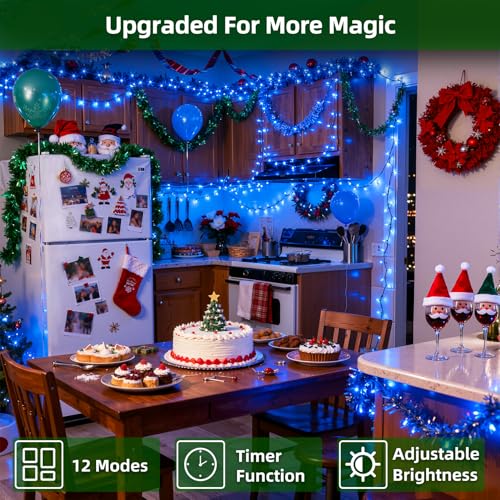 300 LED 75FT Christmas String Lights (75 Foot)