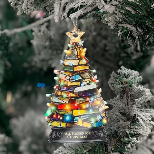 Book Christmas Ornament 2026