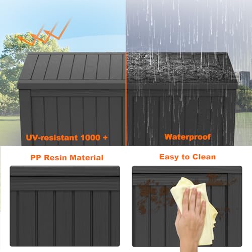 120 Gallon Resin Deck Box