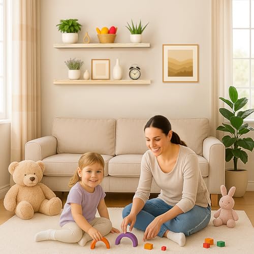 Wood Floating Shelves for Wall 30 inch (2 Count)