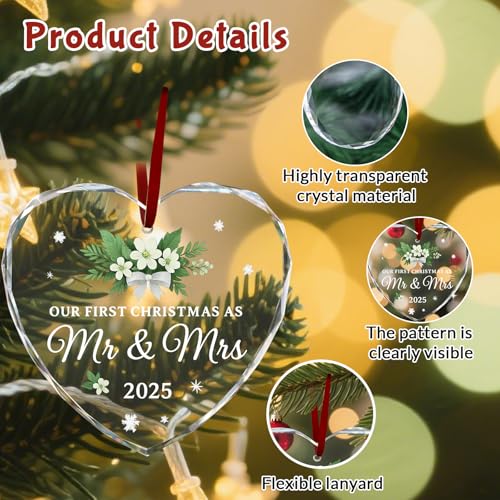 Custom Christmas Ornament Glass