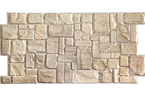 PG7005 Beige Faux Limestone (5.61 Sq Ft)