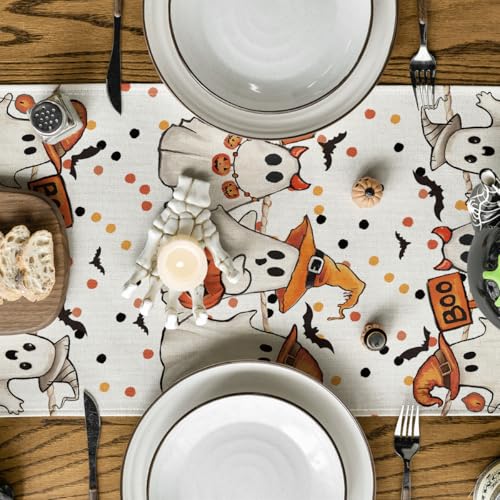 210 GSM Halloween Table Runner Home Party Decor 13x72 Inch