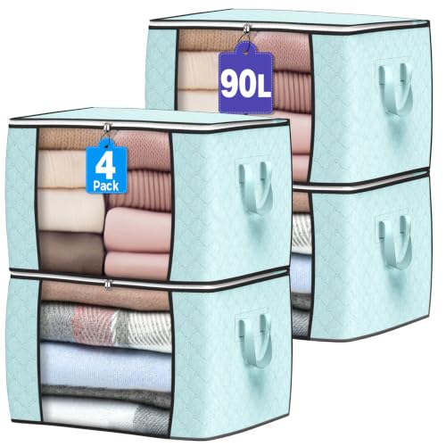 90L Large Storage Bags (4 Count)