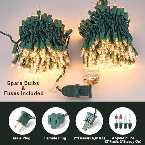 Steady & Twinkle Christmas Lights 100 (100 Count)
