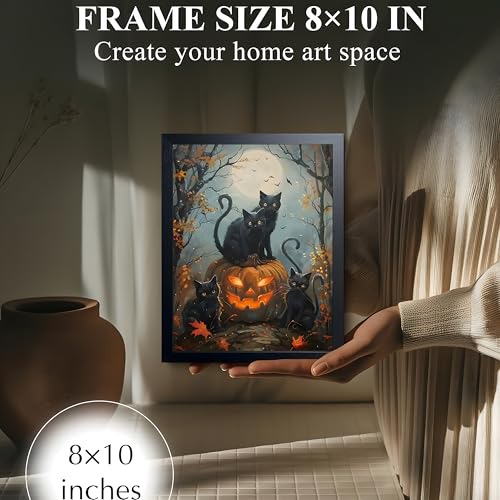 Halloween Black Cat Wall Art