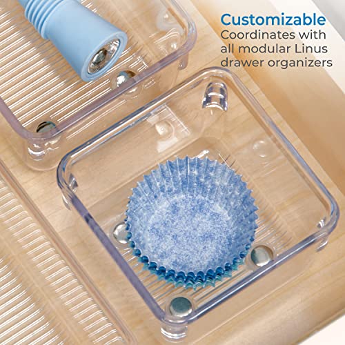 Linus Plastic Kitchen Drawer Organizer for Silverware (2 Count)