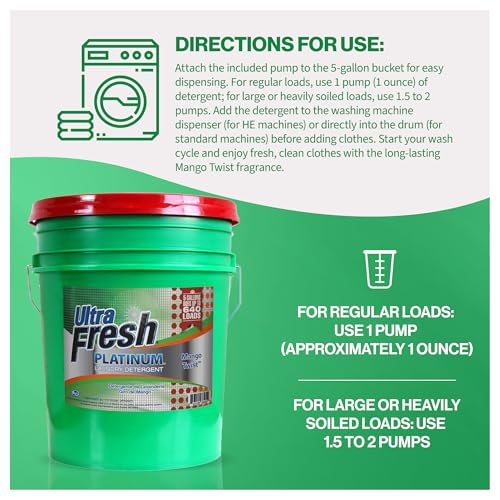 Liquid Laundry Detergent Washing Soap (640 Fl Oz)
