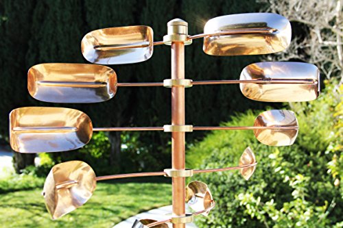 Kinetic Copper Wind Spinner