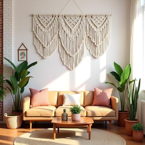 large macrame wall hanging