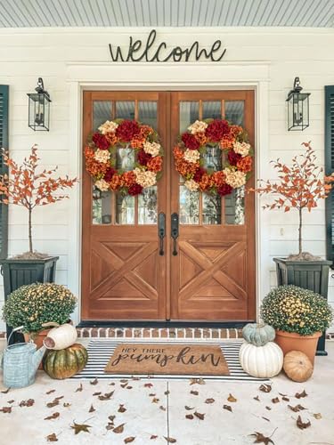 Autumn Hydrangea Wreath