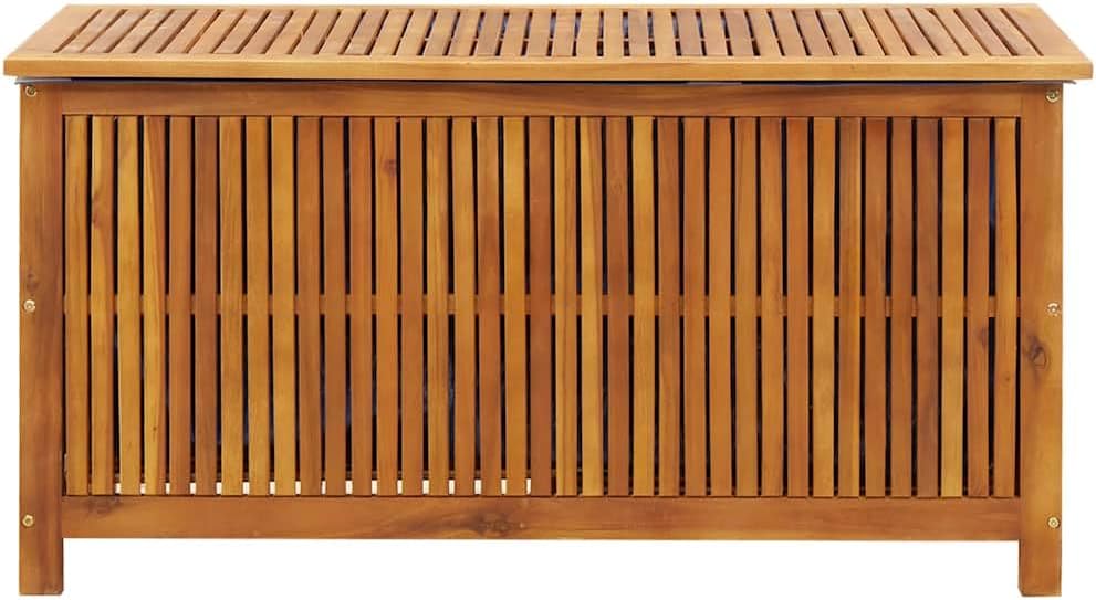 vidaXL Outdoor Storage Box - Wooden Deck Cabinet for Patio/Garden with Water-Resistant Lining, Farmhouse Style - HavenBliss Decor