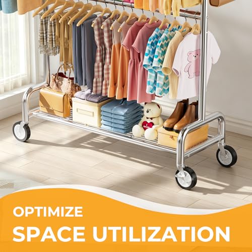 Heavy Duty Clothes Rack Load 860LBS