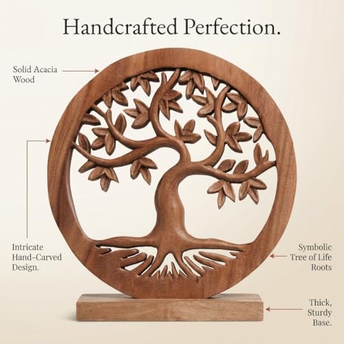 Solid Wood Tree Sculpture