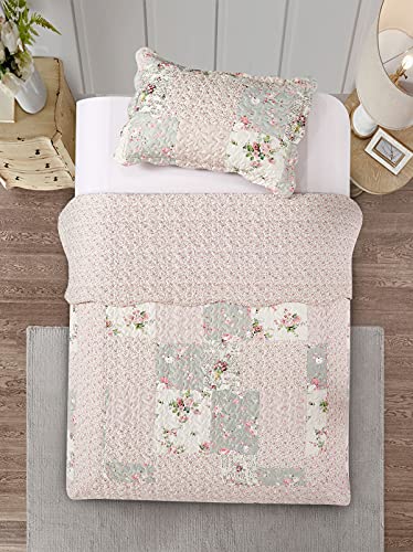 Rose and Sage Quilt Set (2 Count)