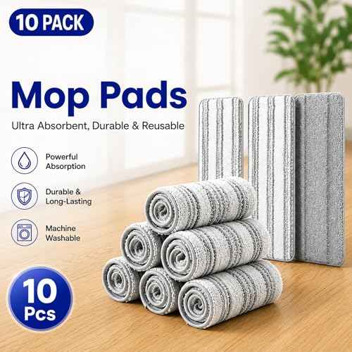Blueark Replacement Mop Pads (10 Count)