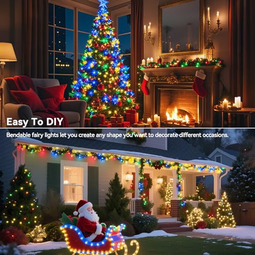6 Pack Multicolor Fairy Lights Battery Operated