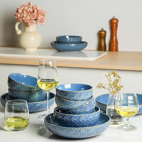 Sureasy Ceramic Ice Cream Bowls Set of 4 (4 Count)