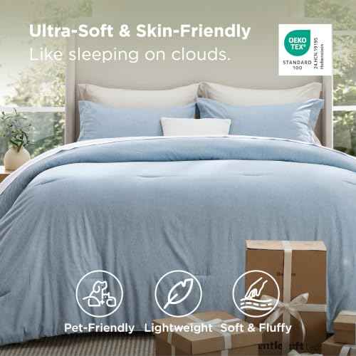 Light Blue King Size Comforter Set