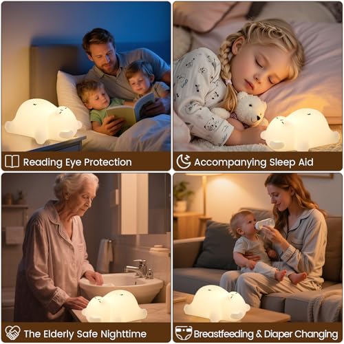 Sleepy Snoring Bear Night Light