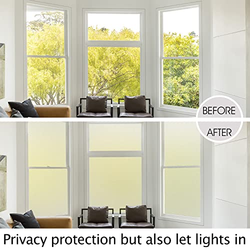 Frosted Glass Window Privacy Film (18.89 Sq Ft)