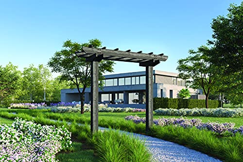 Vita Charcoal Gray Wildwood Cedar Arbor