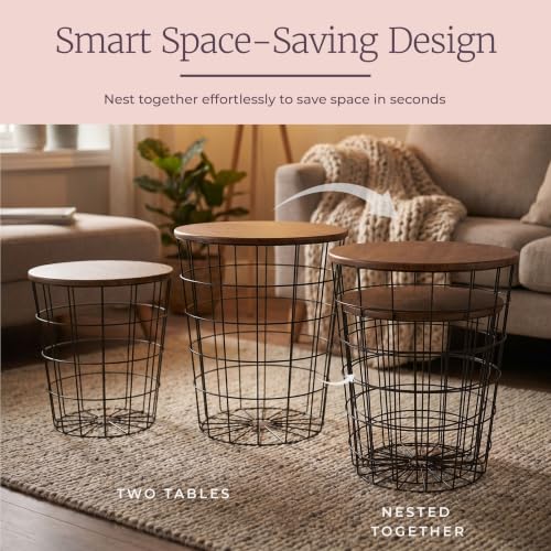 End Tables Round Nesting Tables Set of 2 (2 Count)