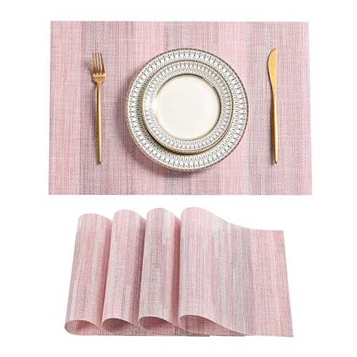 Misty Rose Placemats Set of 4 (4 Count)