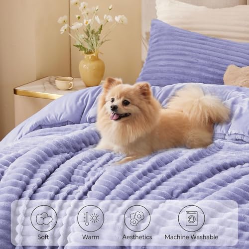 Fleece Full Comforter Set
