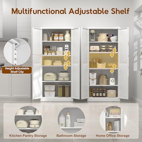 71" Kitchen Pantry Cabinet