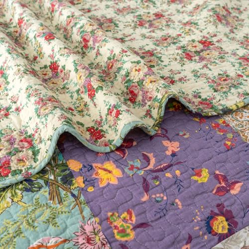 Oversized King Bedspreads Patchwork Quilt Set