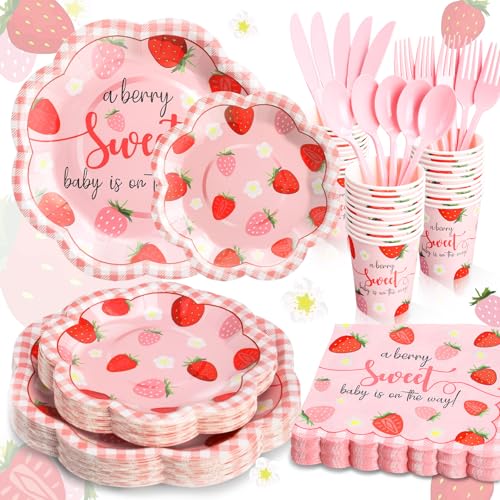Strawberry Baby Shower Decorations for Girl