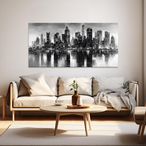 New York City Wall Art Brooklyn Bridge Wall Art For Living Room 24 × 48 In