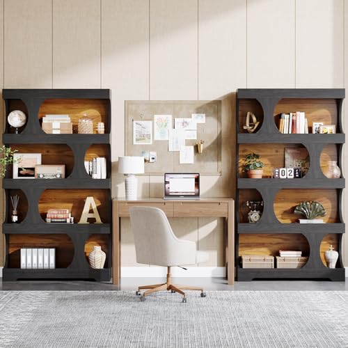 71" Tall Bookcase Set of 2 (2 Count)