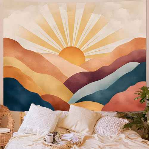 Abstract Mountain Tapestry