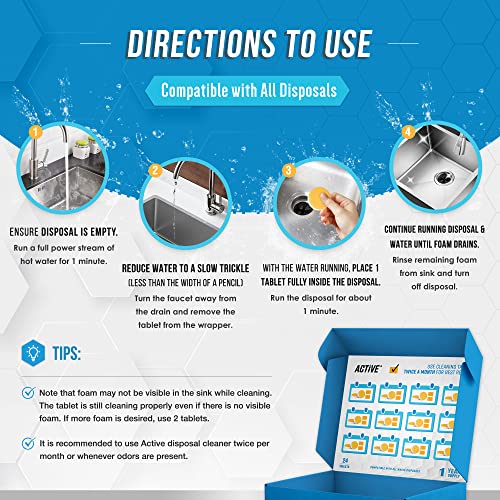 Washing Machine Dishwasher & Disposal Cleaning Tablets (72 Count)