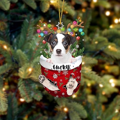 Jack Russell Terrier Dog Christmas Ornament