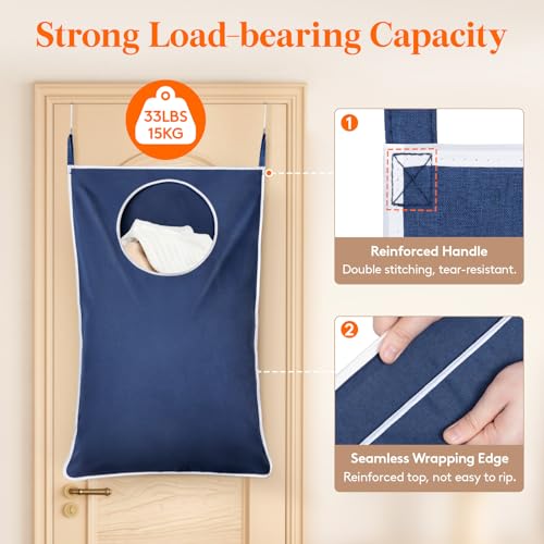 1 Pack Over Door Laundry Hamper