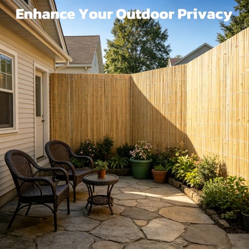 Natural Bamboo Slat Screening (7379 sq inch)