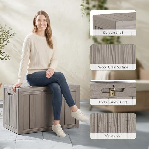 50 Gal Package Delivery Box Lockable Outdoor Storage Box