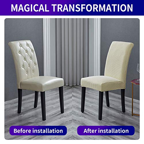 Stretch Chair Covers for Dining Room Set of 6
