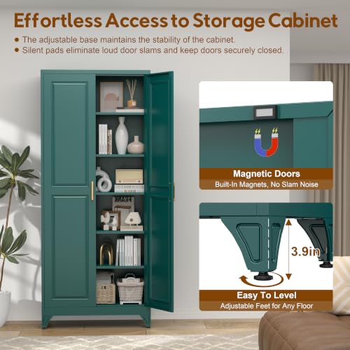 75" Kitchen Pantry Cabinet