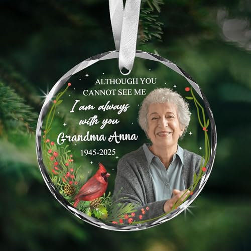 Personalized Cardinal Christmas Ornament Red Bird Ornament Christmas Memorial Birthday for Family Friends