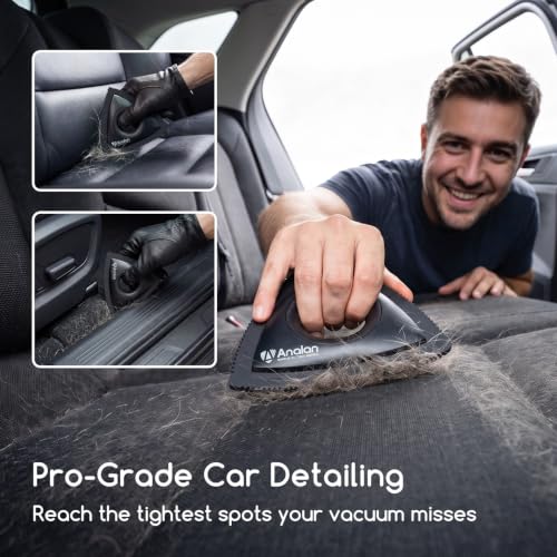 Mini Pet Hair Remover for Car Detailing Dog Hair Tool Brush