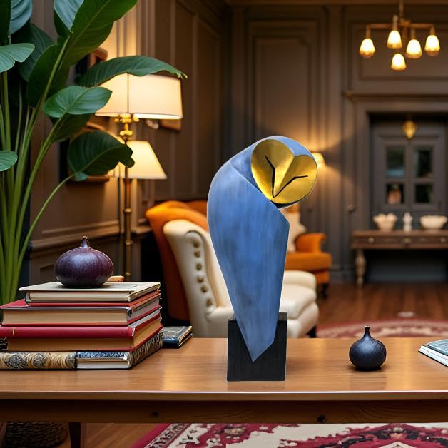 Mid Century Modern Owl Statue