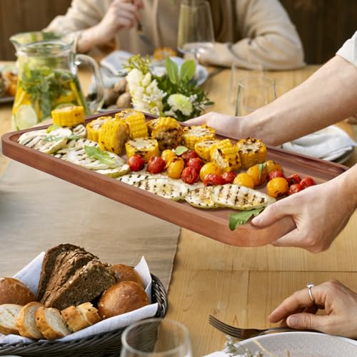 Acacia Wood Trays Large Cheese Charcuterie Boards Wooden Serving Platters