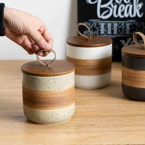Ceramic Coffee Container with Lid