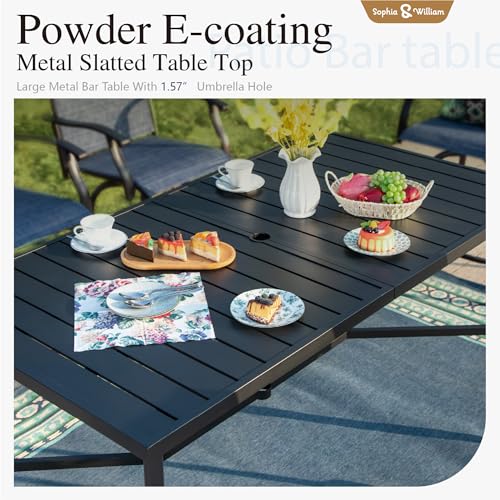 7 Piece Bar Height Patio Set (7 Count)