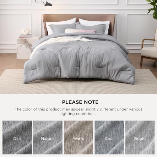Light Grey Twin Comforter Set