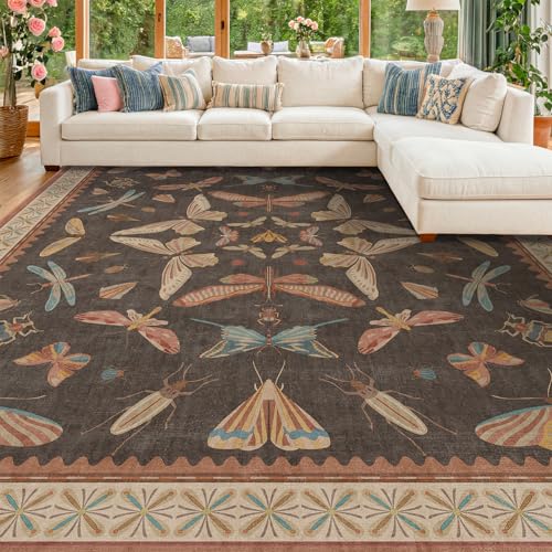Brown Large 8x10 Living Room Area Rug (80 Sq Ft)
